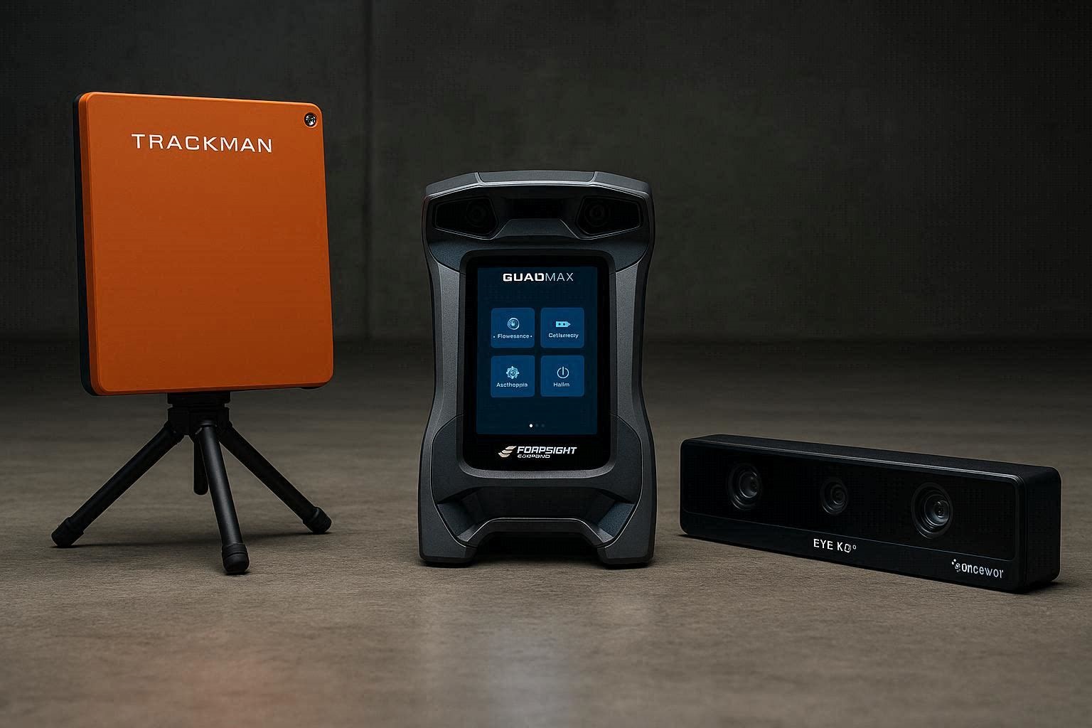 Ultimate hardware comparison of Trackman 4 vs Foresight Sports QuadMAX vs Uneekor EYE XO2 commercial launch monitors.