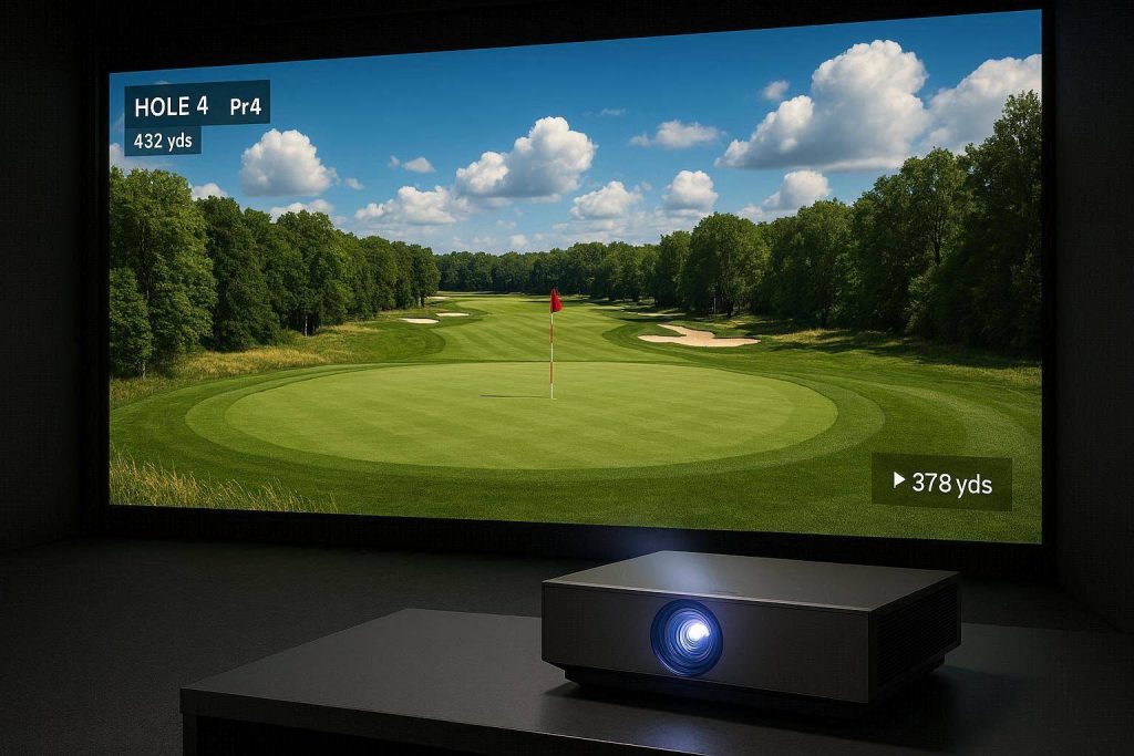 Projecting native resolutions with the best gaming PC for 4K golf simulation