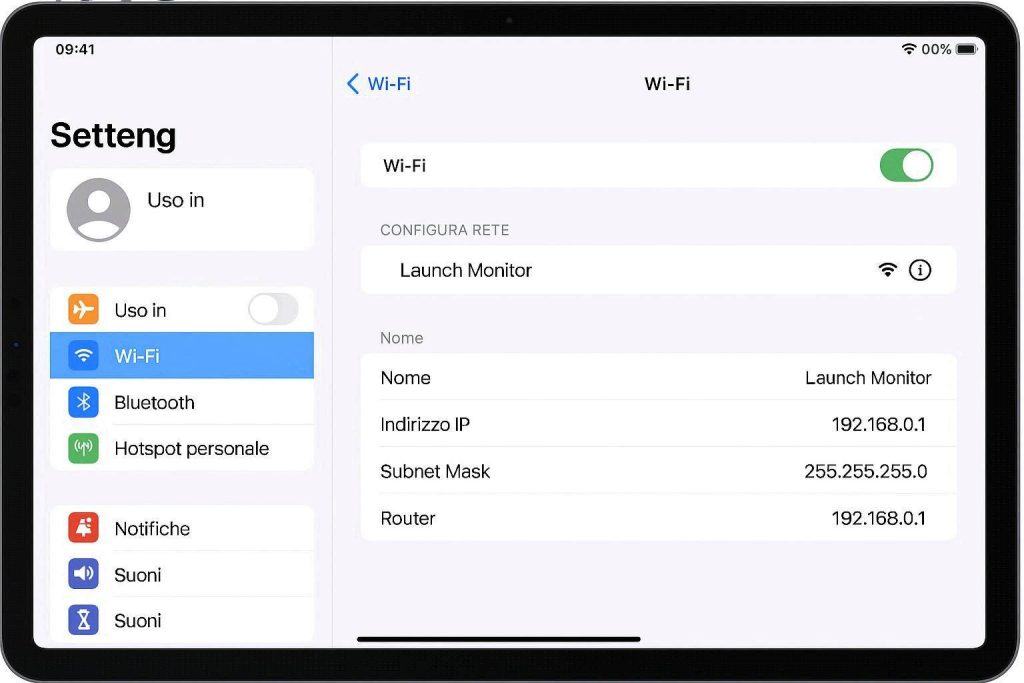 Optimizing the mobile data bridge for an iPad-driven starter golf simulator setup